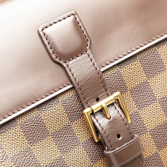 LOUIS VUITTON Brown Damier Leather Backpack main image 8